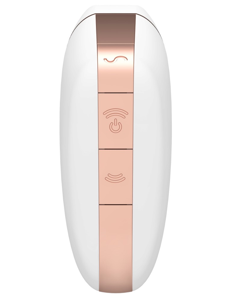 Stimulateur de clitoris connecté Love Triangle Satisfyer Blanc