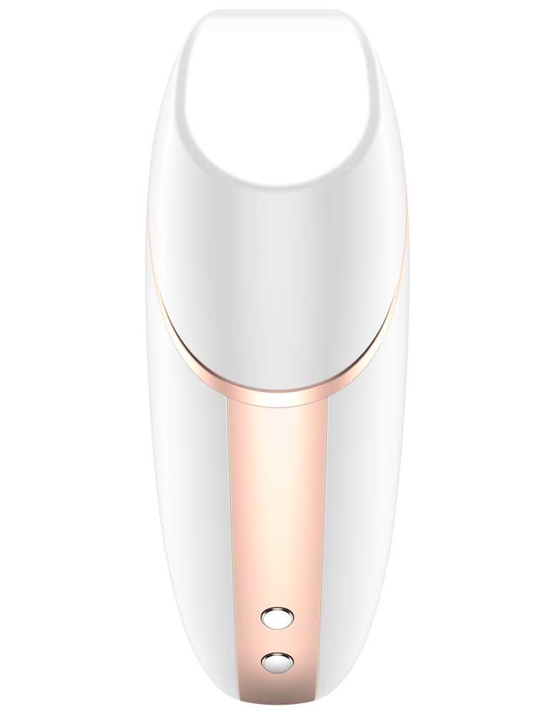 Stimulateur de clitoris connecté Love Triangle Satisfyer Blanc