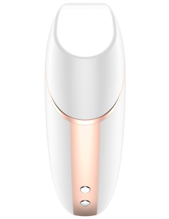 Stimulateur de clitoris connecté Love Triangle Satisfyer Blanc