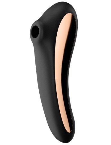 Stimulateur de clitoris Dual Kiss Satisfyer Noir