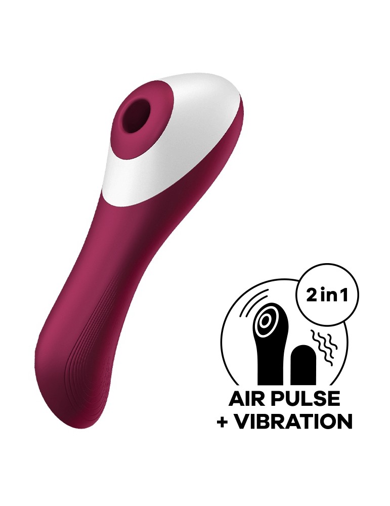 Stimulateur de clitoris DUAL CRUSH Satisfyer 16cm