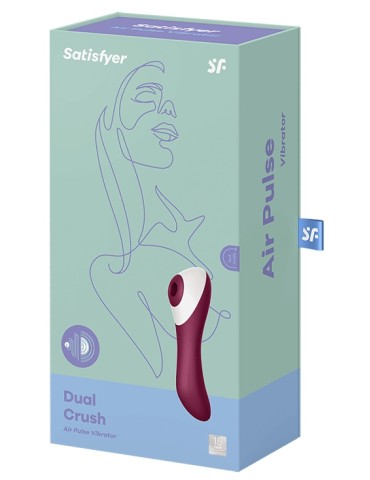 Stimulateur de clitoris DUAL CRUSH Satisfyer 16cm 2