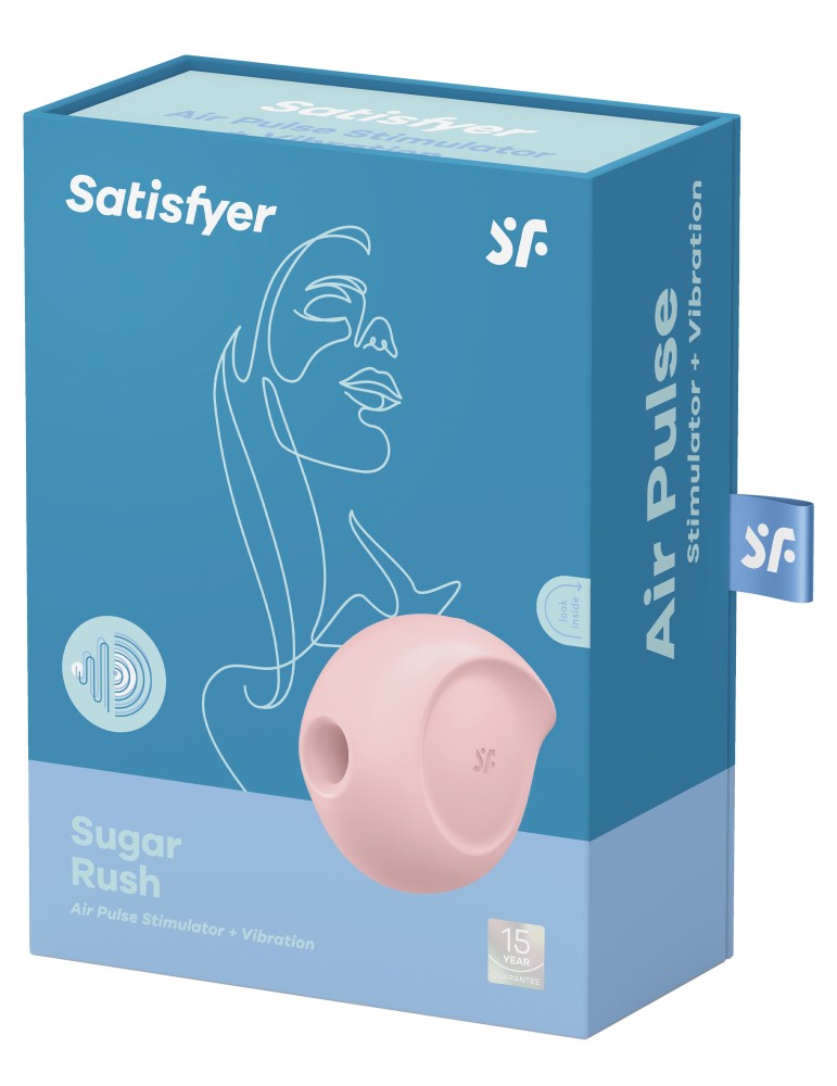 Stimulateur de clitoris Sugar Rush Satisfyer Rose