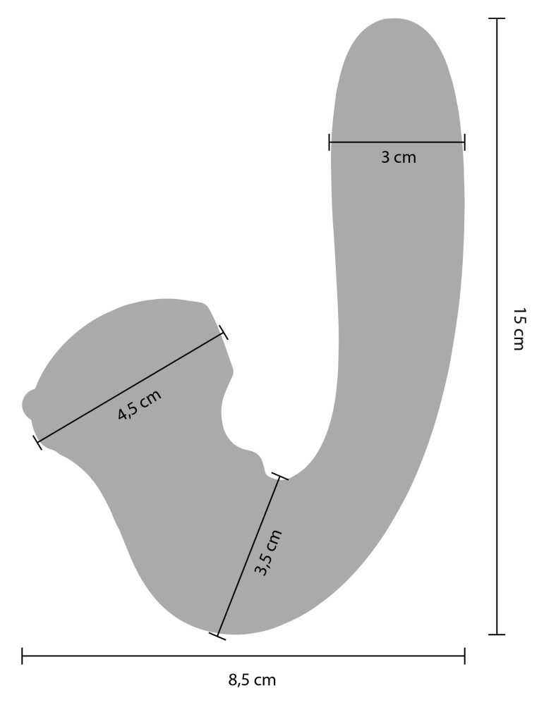 Stimulateur de clitoris et point G Celestial 15cm Violet