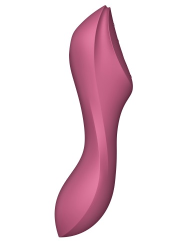 Stimulateur de clitoris Curvy Trinity 3 Satisfyer Rose 2