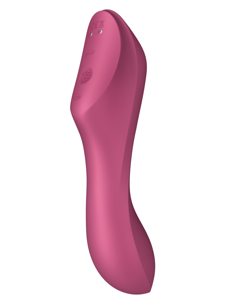 Stimulateur de clitoris Curvy Trinity 3 Satisfyer Rose