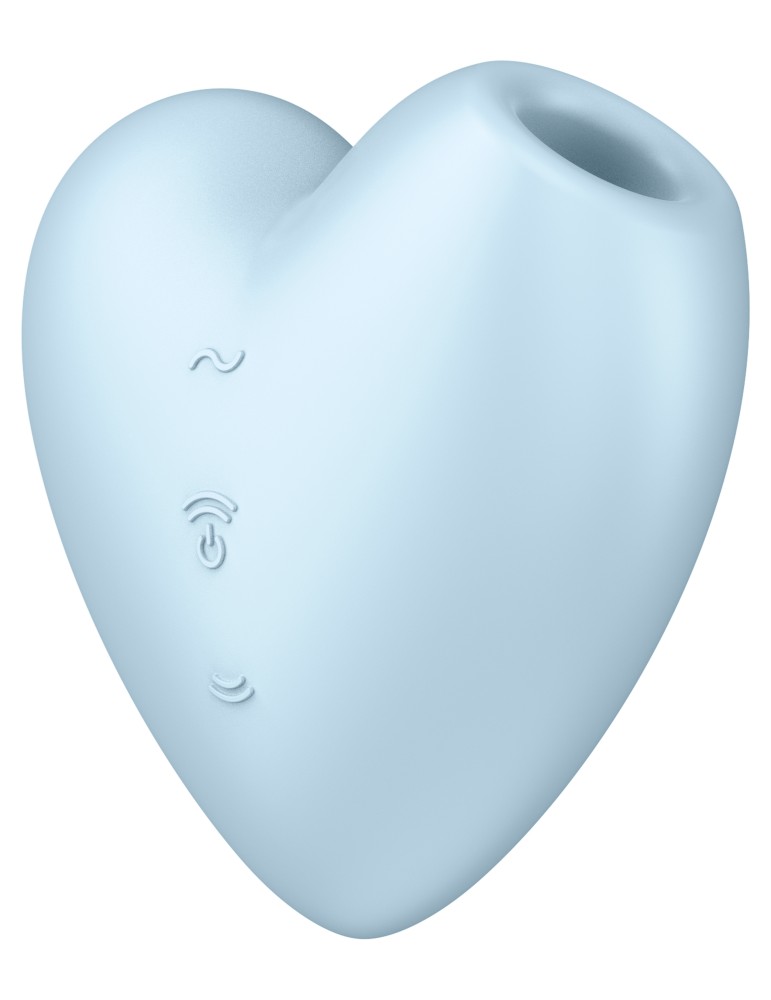 Stimulateur de clitoris Cutie Heart Satisfyer Bleu Stimulateur de clitoris Cutie Heart Satisfyer Bleu