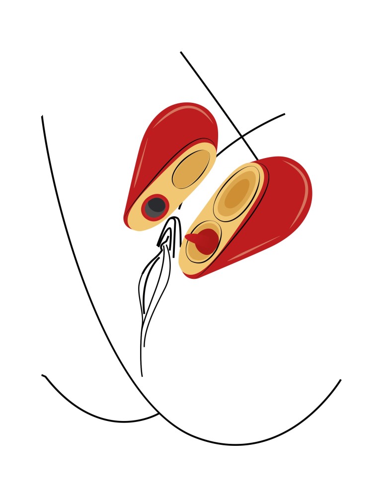 Stimulateur de clitoris HeartBreaker Rouge