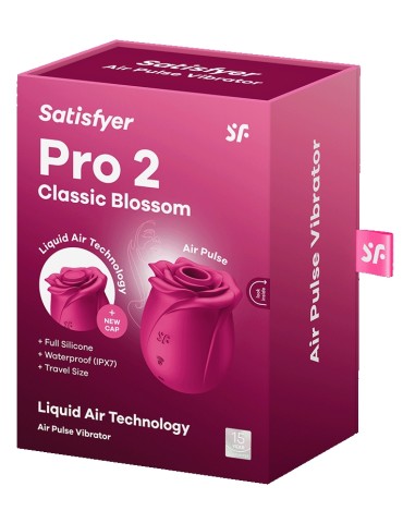 Stimulateur de Clitoris Pro 2 Classic Framboise - Blossom 2