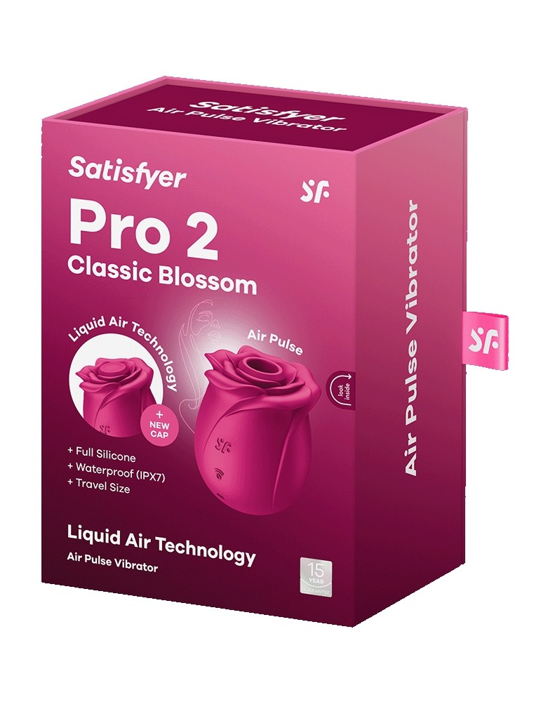 Stimulateur de Clitoris Pro 2 Classic Framboise - Blossom