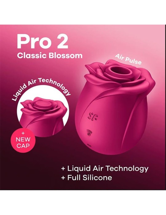 Stimulateur de Clitoris Pro 2 Classic Framboise - Blossom