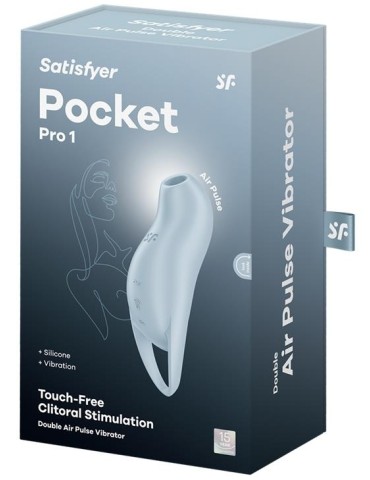 Stimulateur de Clitoris Pocket Pro 1 Bleu 2