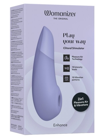 Stimulateur de Clitoris Womanizer Enhance Lilas 2