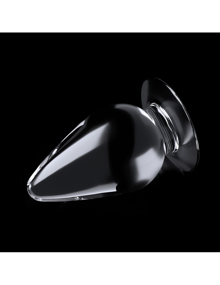 Plug transparent Flawless 10  x 5.5 cm