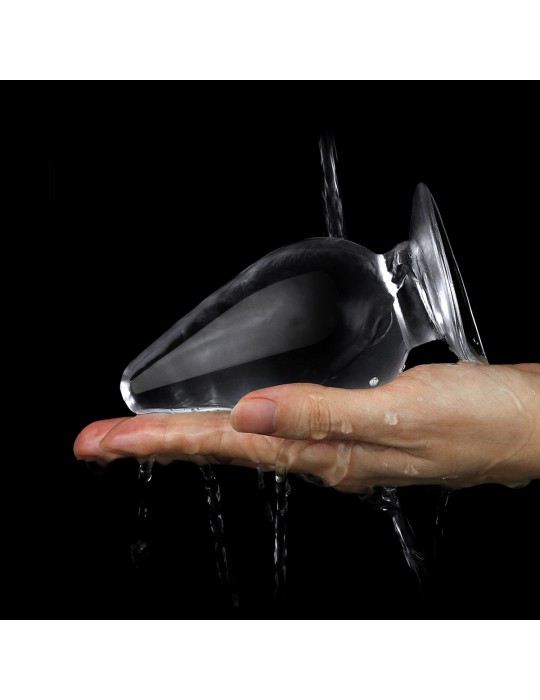 Plug transparent Flawless 10  x 5.5 cm