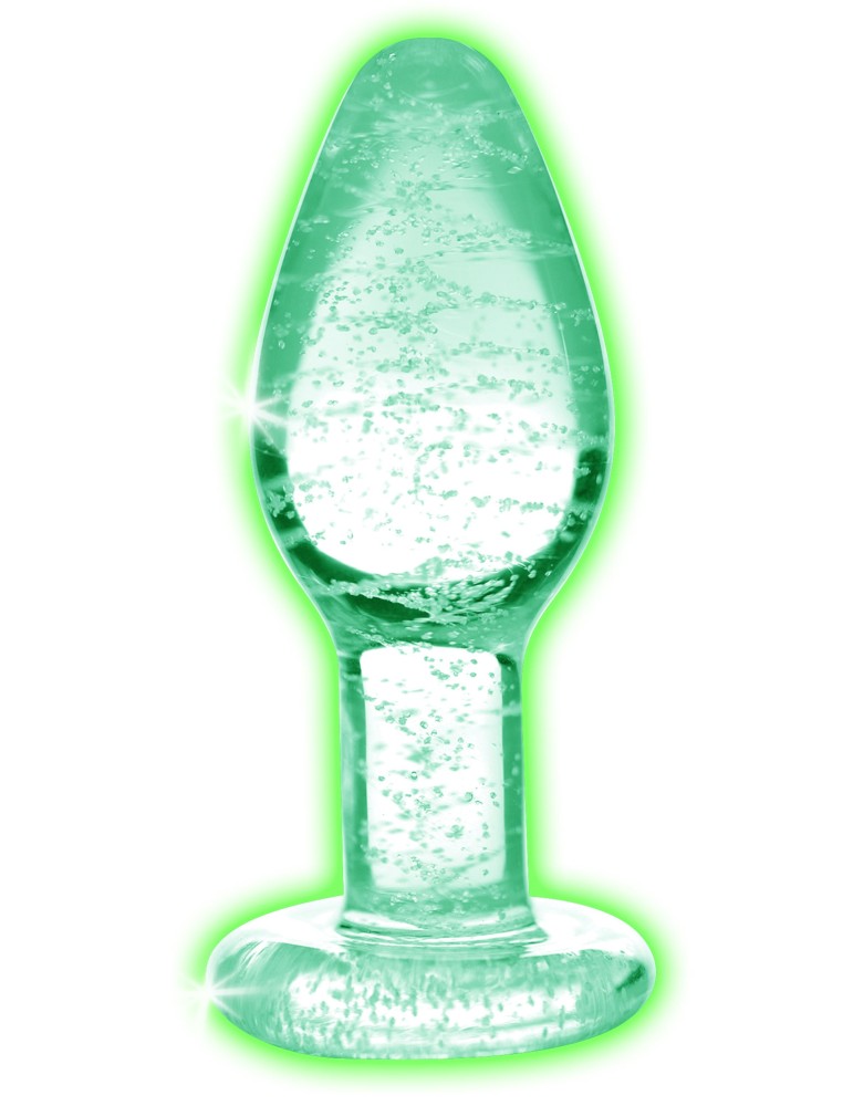 Plug en verre phosphorescent Glow S 7 x 2.8cm Plug en verre phosphorescent Glow S 7 x 2.8cm
