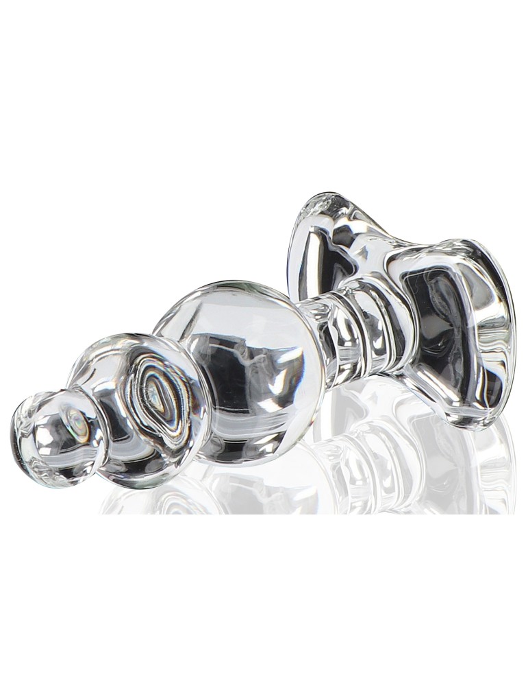 Plug en verre Crystal Jewel 9.5 x 3.5cm Plug en verre Crystal Jewel 9.5 x 3.5cm