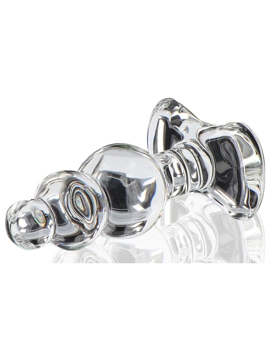 Plug en verre Crystal Jewel 9.5 x 3.5cm Plug en verre Crystal Jewel 9.5 x 3.5cm