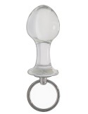 Plug en verre Roundy Glass M 9 x 4.5cm