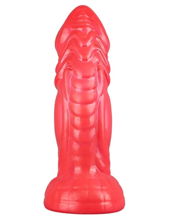 Gode Fantasy Snaky 17 x 5.5cm Rouge