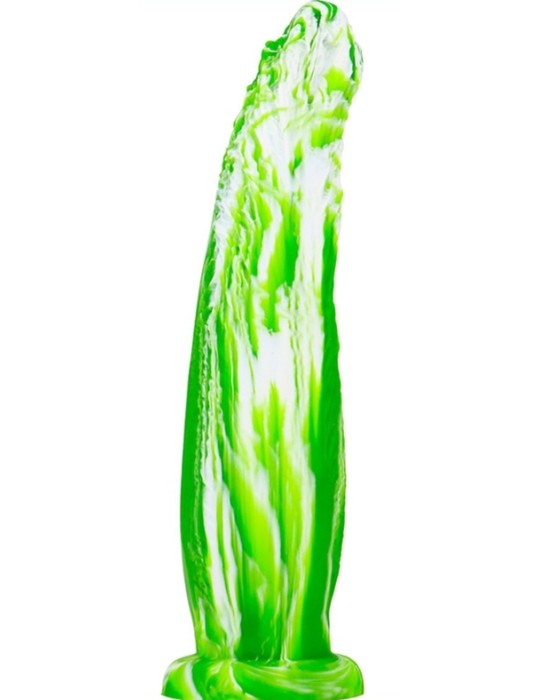 Gode KOAL 25 x 6cm Vert-Blanc Gode KOAL 25 x 6cm Vert-Blanc