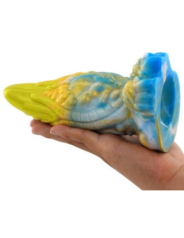 Gode Rhegax 16 x 6.5cm Doré-Bleu 2