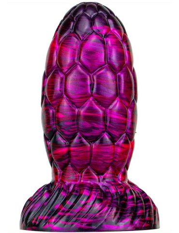Gode Oeuf de Dragon Warnax 13 x 7cm Violet-Noir