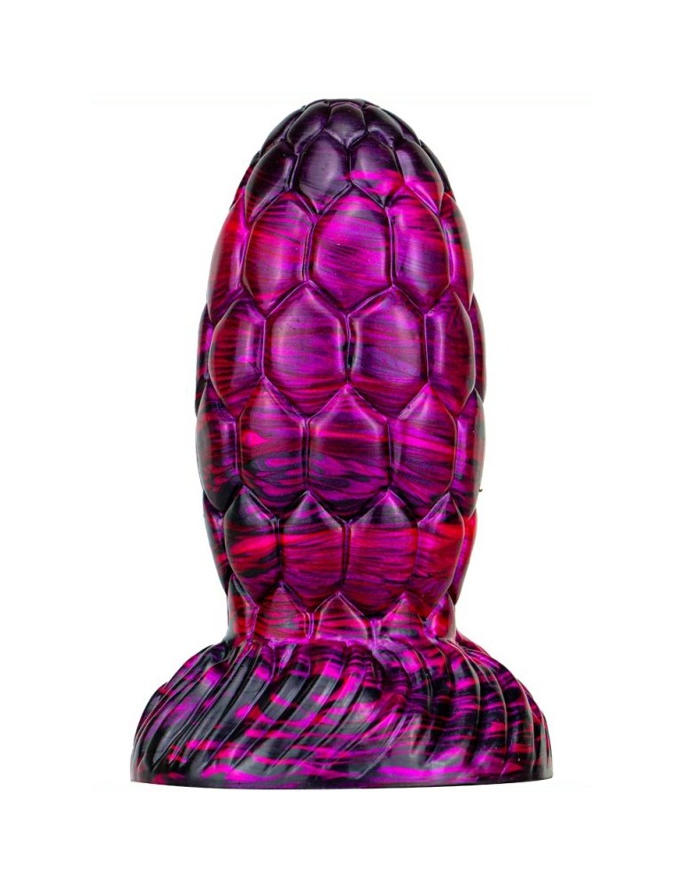 Gode Oeuf de Dragon Warnax 13 x 7cm Violet-Noir