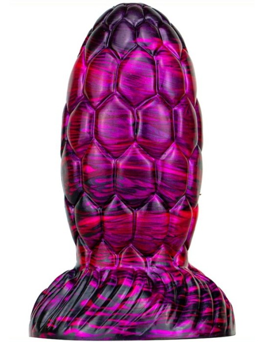Gode Oeuf de Dragon Warnax 13 x 7cm Violet-Noir