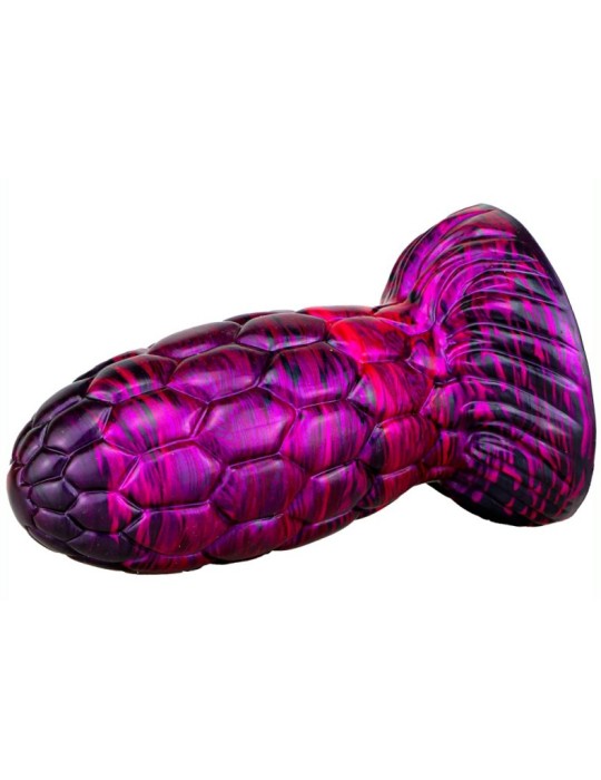 Gode Oeuf de Dragon Warnax 13 x 7cm Violet-Noir