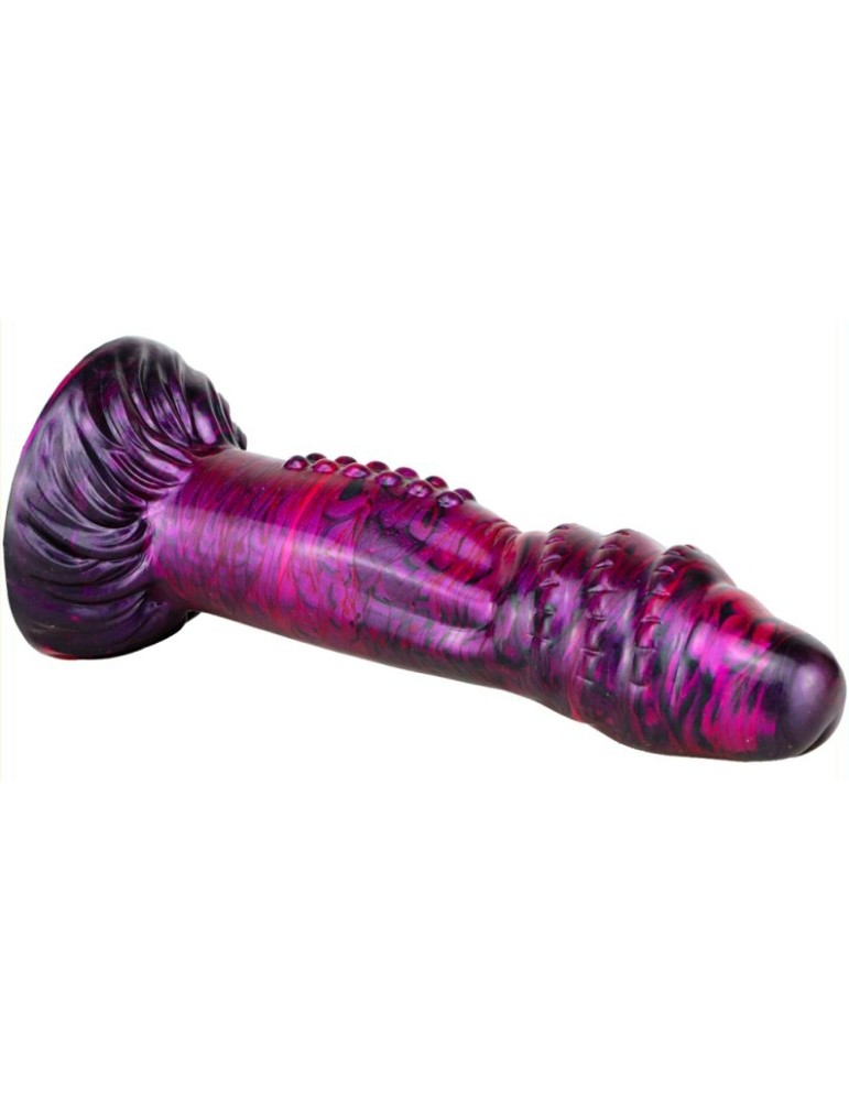 Gode Fantasy Croq 19 x 5cm Violet-Noir