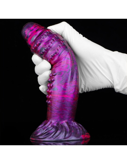 Gode Fantasy Croq 19 x 5cm Violet-Noir