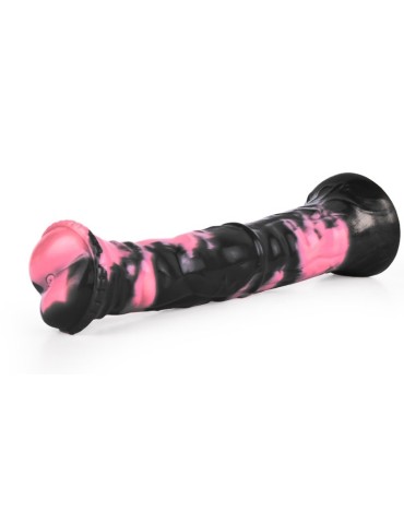 Gode Animal Ragulf 26 x 5.5cm Noir-Rose 2