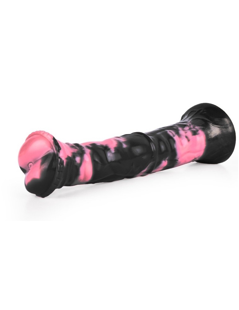 Gode Animal Ragulf 26 x 5.5cm Noir-Rose