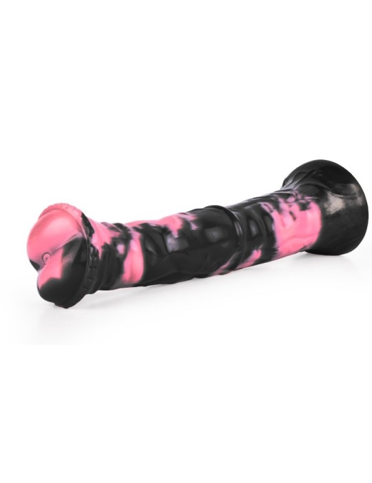 Gode Animal Ragulf 26 x 5.5cm Noir-Rose