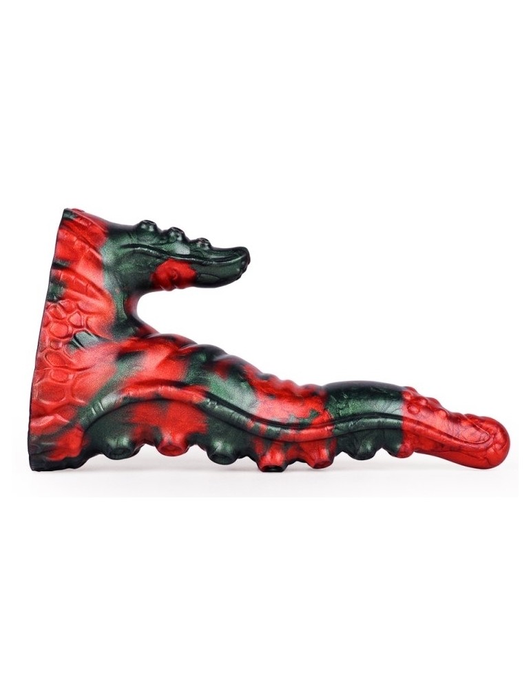 Gode Bukolix 16 x 5cm Noir et Rouge