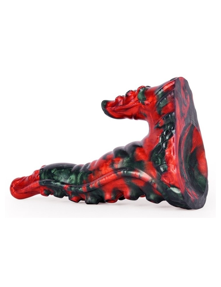 Gode Bukolix 16 x 5cm Noir et Rouge