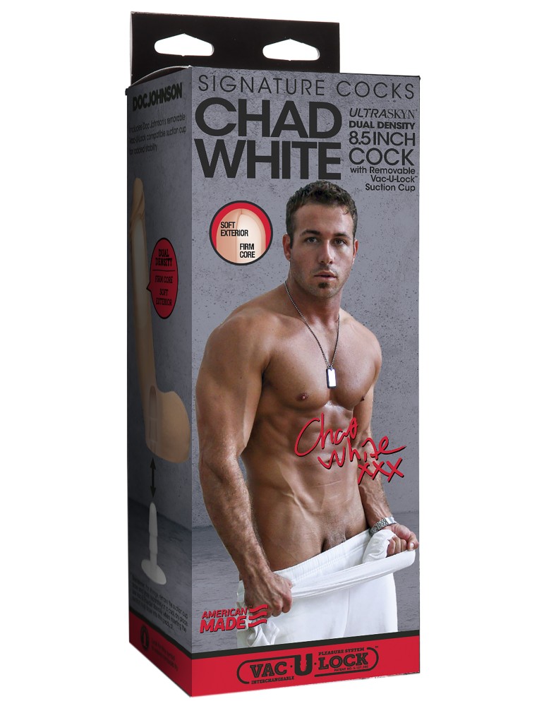 Gode réaliste Acteur Chad White 17 x 5 cm