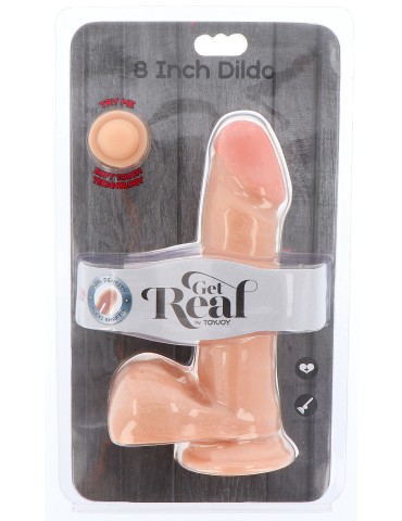 Gode réaliste avec Bourses Get Real Dual Density 16 x 4.5 cm 2