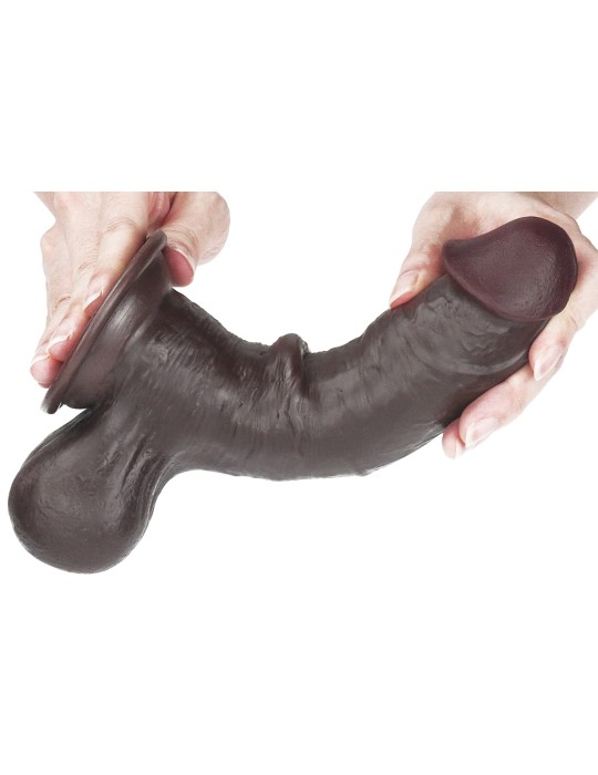 Gode Sliding Skin 15 x 4.8 cm Marron