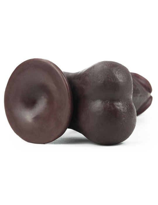 Gode Sliding Skin 15 x 4.8 cm Marron