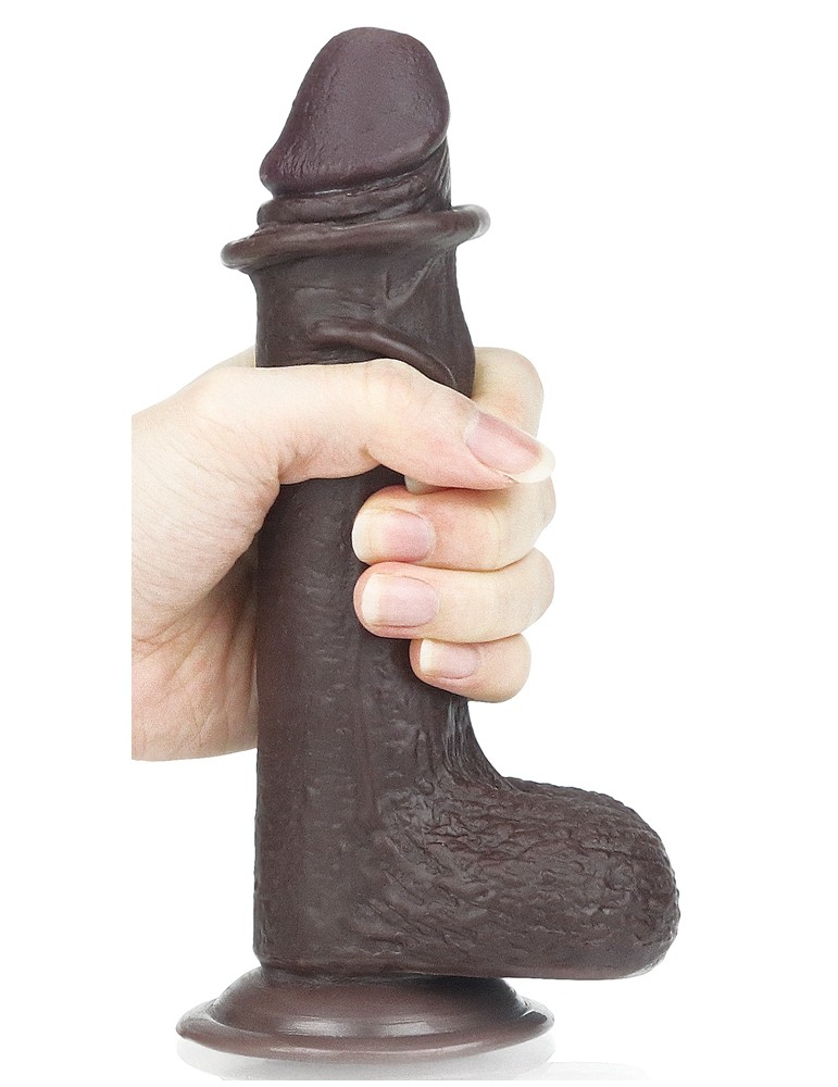 Gode Sliding Skin 13 x 3.5cm Marron Gode Sliding Skin 13 x 3.5cm Marron