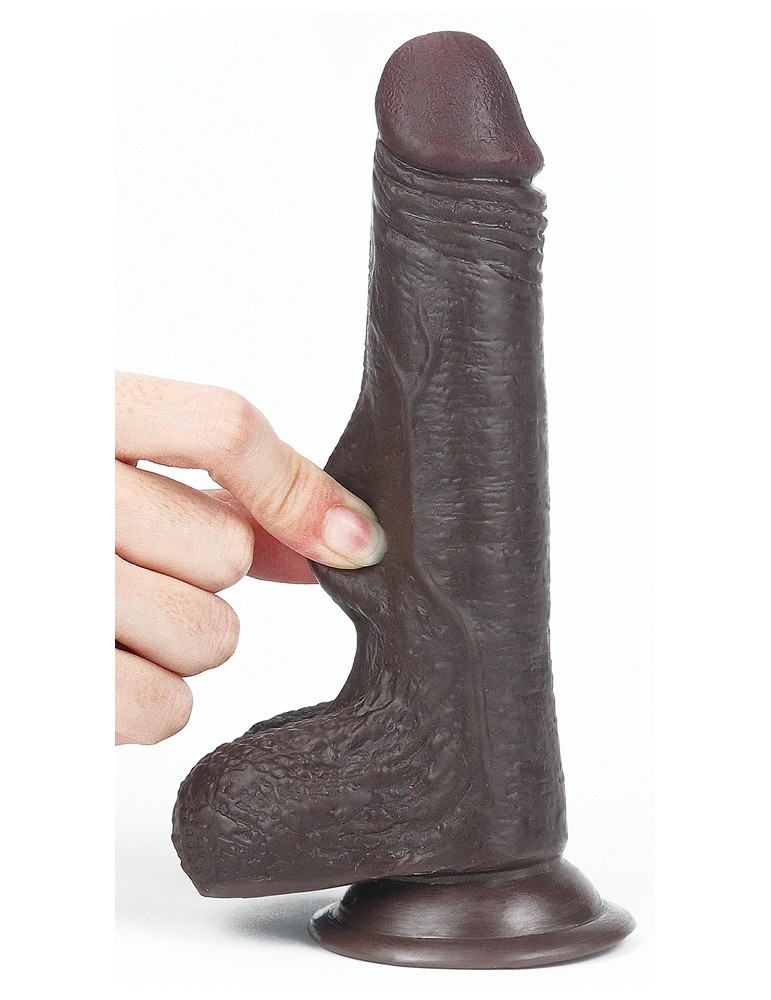 Gode Sliding Skin 13 x 3.5cm Marron