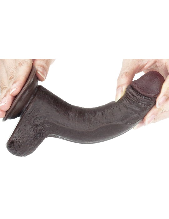 Gode Sliding Skin 13 x 3.5cm Marron