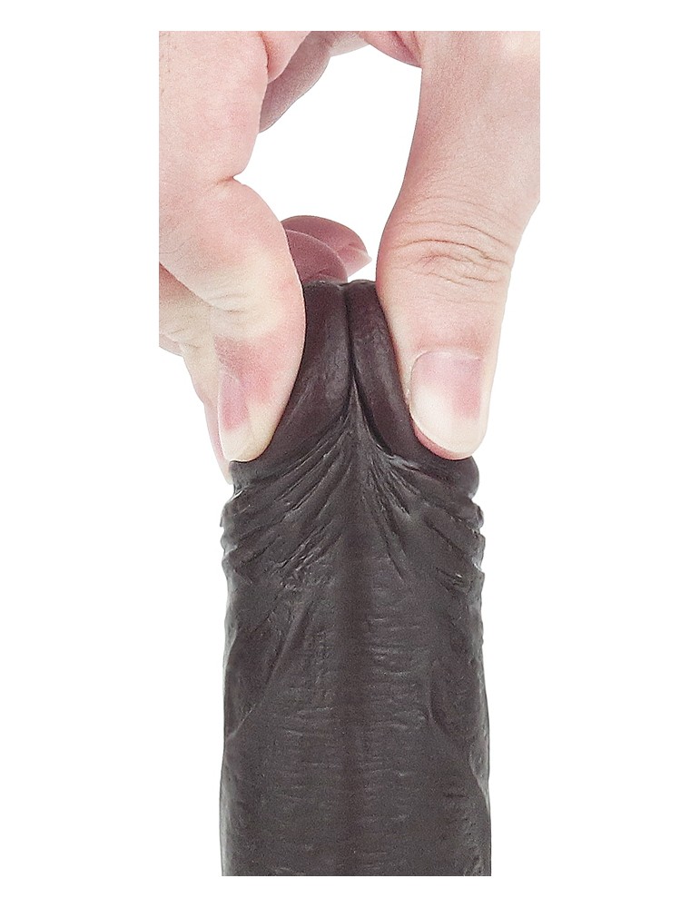 Gode Sliding Skin 13 x 3.5cm Marron