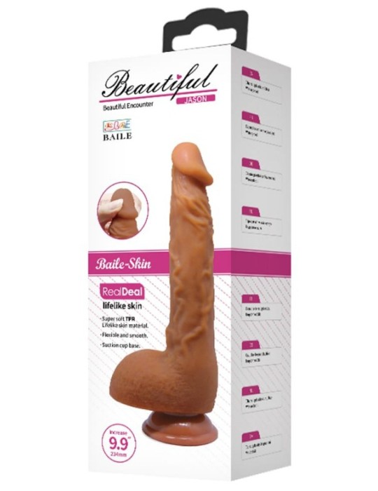 Gode réaliste Johnson Beautiful 19 x 4.8cm