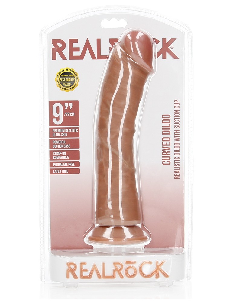 Gode réaliste Curved Strong 23 x 5.5cm Latino