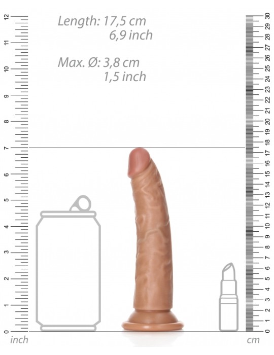 Gode réaliste Slim Dildo 15.5 x 3.8cm Latino