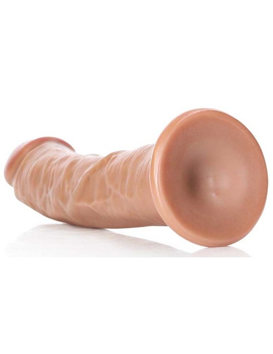 Gode réaliste Ventouse Curved RealRock 20 x 4.6cm Latino