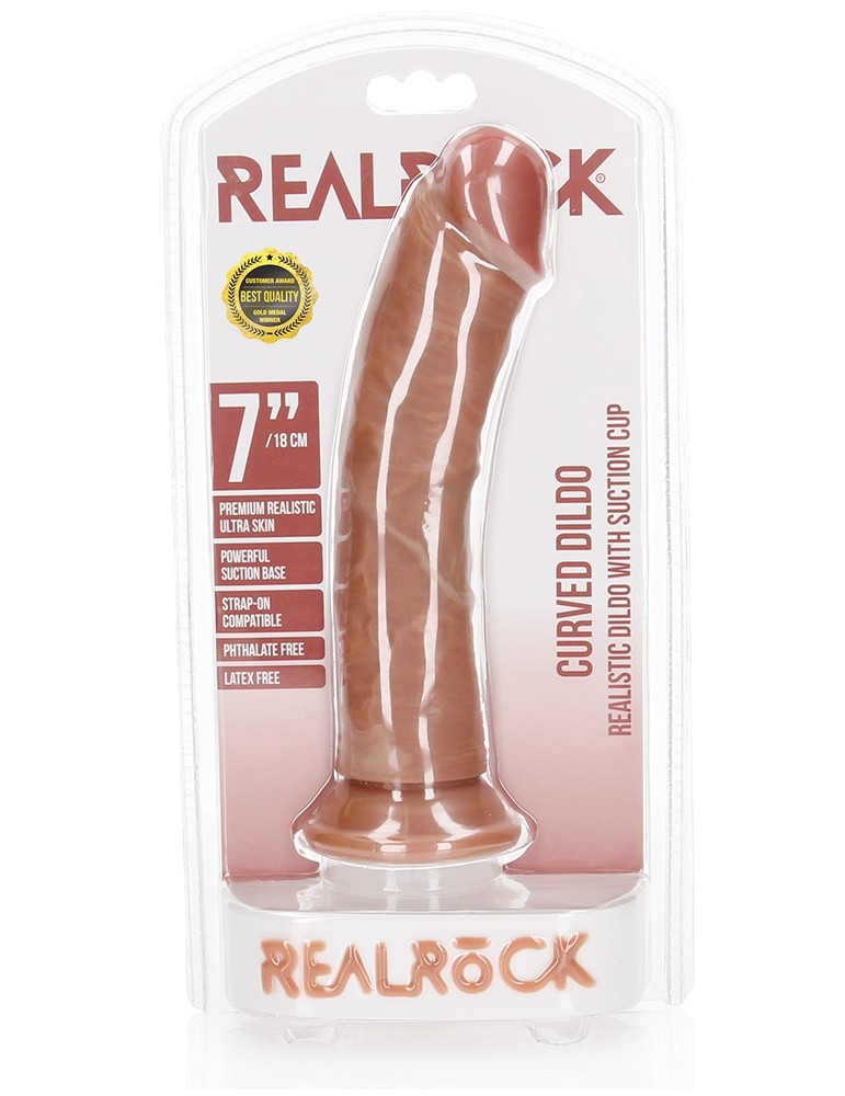 Gode réaliste Curved Dildo 18 x 4.2cm Latino